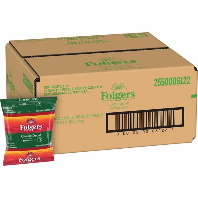 The J.M. Smucker Company Folgers Coffee Filterpack Decaf FOL06122