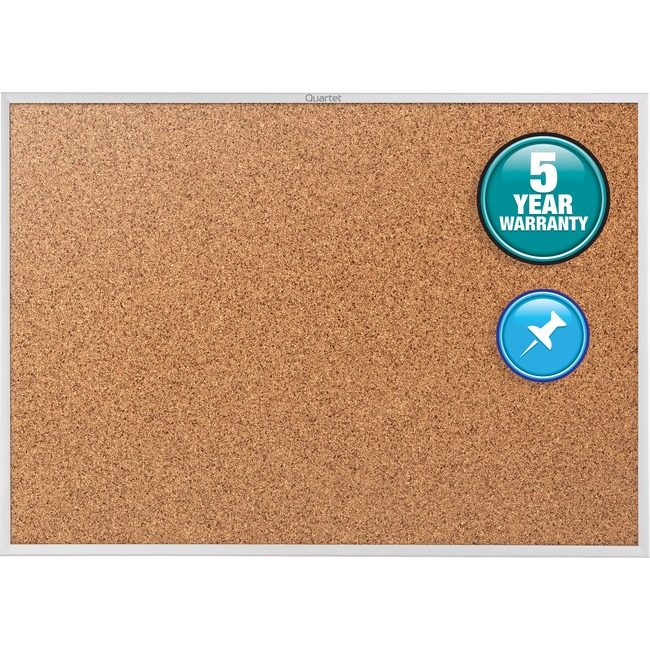 ACCO Brands Quartet Board Cork Alumfrm 3X5 QRT2305