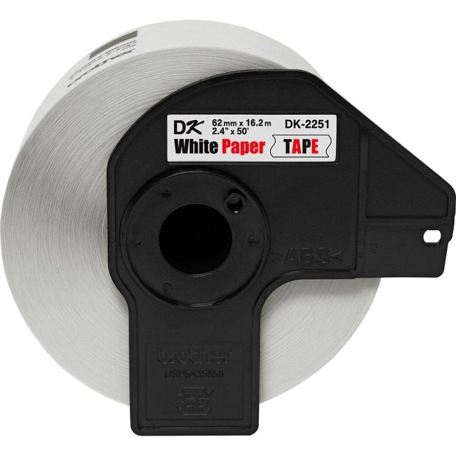 Brother International Label 2.4"X50 Bk/Rd On We BRTDK2251