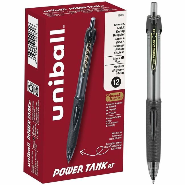 Mitsubishi Pencil Co. / uni-ball Pen Powertank Rt Bp Medium Black UBC42070