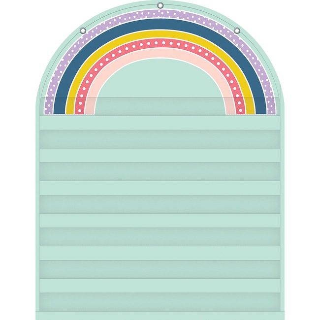 Teacher Created Resources Chart Pocket Rainbow 7 TCR20100