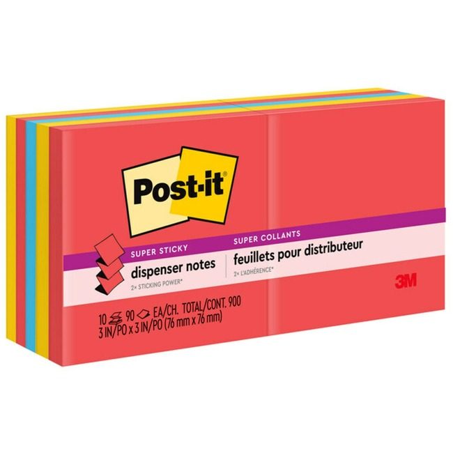 3M Company Note Popup 3X3 10 Pack Assrtd MMMR330-10SSAN