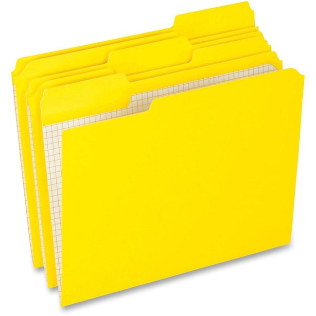 Pendaflex Folder Letter Double 11PT 1/3 Yel PFXR15213YEL