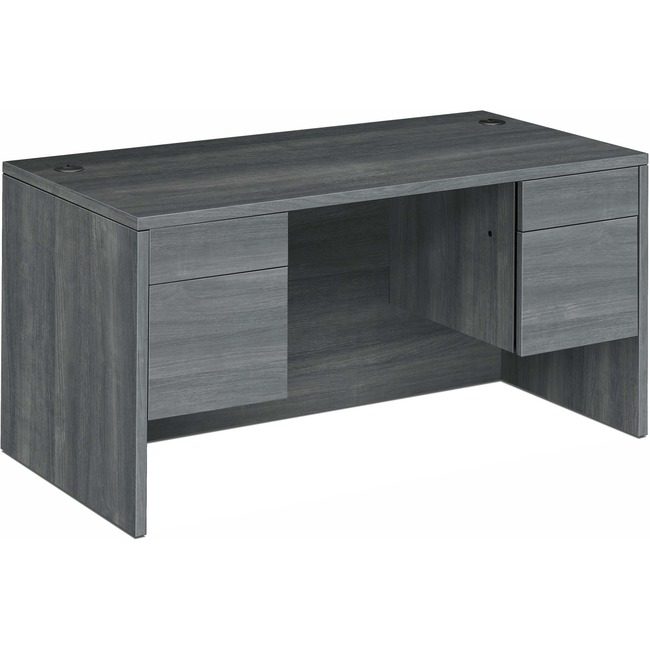 The HON Company Desk Ped 2B1FDRAWER 60"W HON10573LS1