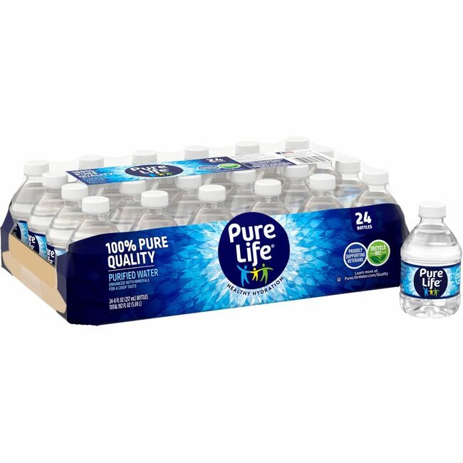 Primo Brands Poland Spring Water Nestle Purelife 8OZ NLE194627PL