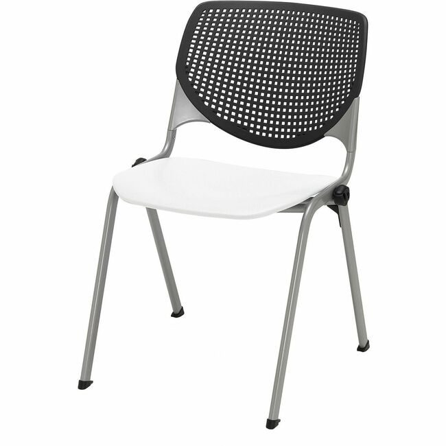 KFI Seating Chair Kool Stack Black White KFI2300BKB10S08