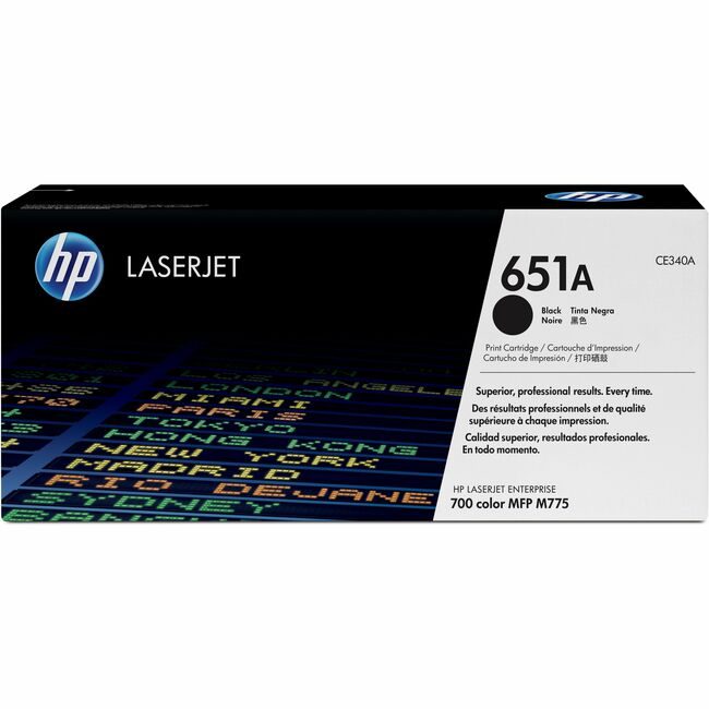 HP Inc. / Hewlett-Packard Crtdg Toner 651A Black HEWCE340A