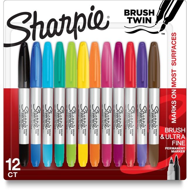 Sharpie / Expo / Prismacolor / Sanford Newell Brands / Sanford Sharpie / Expo / Prismacolor / Marker Bwt Assorted 12 SAN2168237