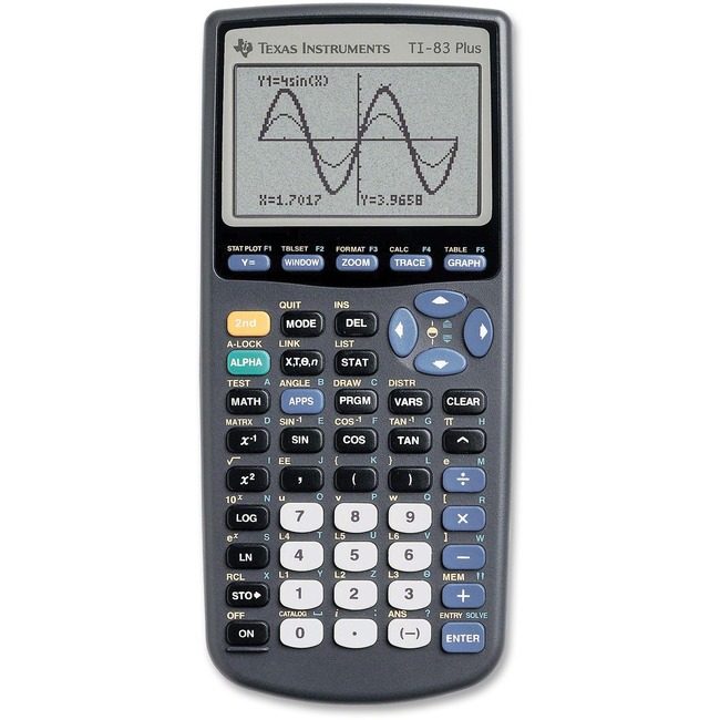 Texas Instruments Calc Student Graphing TEXTI-83PLUS