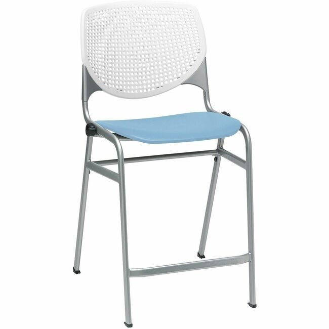 KFI Seating Stool Counter White Skyblue KFICT230BKB8S35