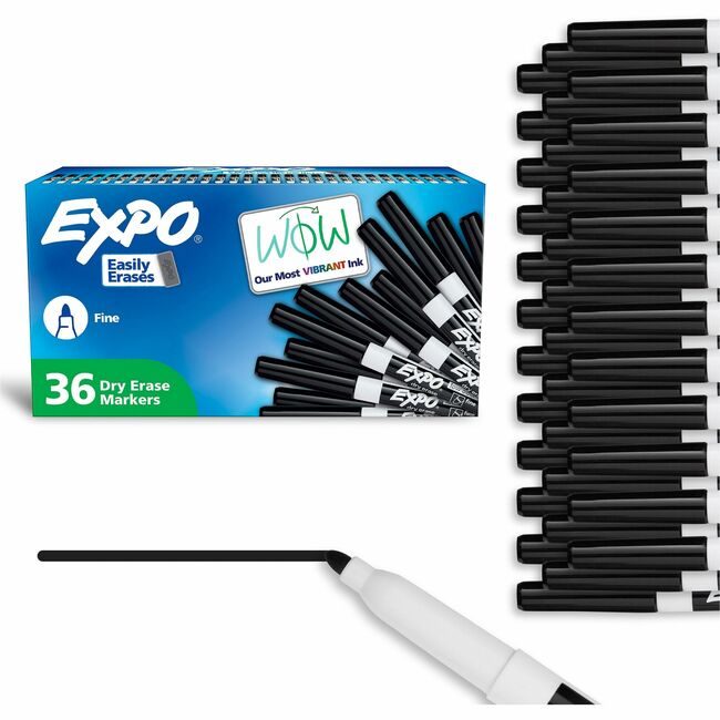 Sharpie / Expo / Prismacolor / Sanford Newell Brands / Sanford Sharpie / Expo / Prismacolor / Marker Dryerse Fine Black 36 Pack SAN1921062A