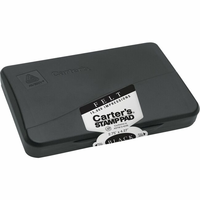 Avery Products Corporation Pad Stamp Felt SZ 1 Black AVE21-081