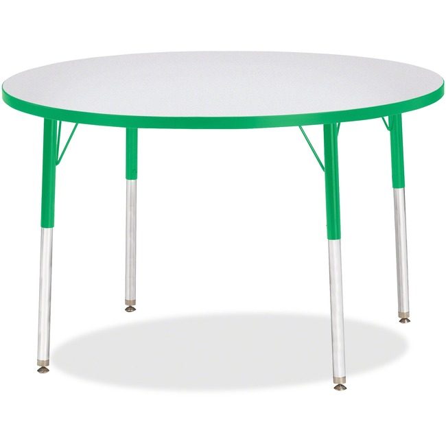 Jonti-Craft, Inc. Table Activity 42"RND Gy/Gn JNT6468JCA119