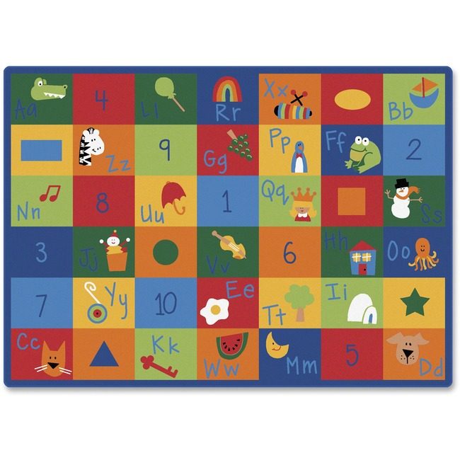 Carpets for Kids Rug Learn Blocks 510"X84" CPT7000