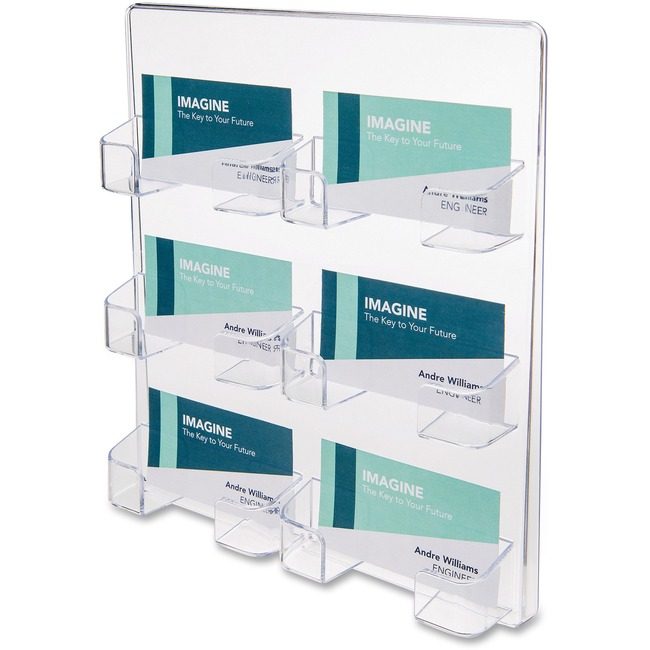 Deflecto Holder Wallmount Bsncard Clear DEF70601