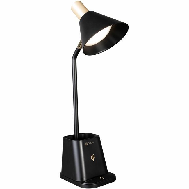 OttLite Lamp Merge Led Desk Black OTTCS7QAK1W
