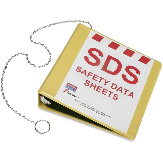 Varies / verify SKU SKU-LEVEL VERIFICATION REQUIRED Binder Ghs Sds 2" Yw NSN6236240