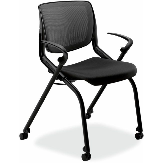 The HON Company Chair Nstng Blk Frame Black HONMN202ONCU10