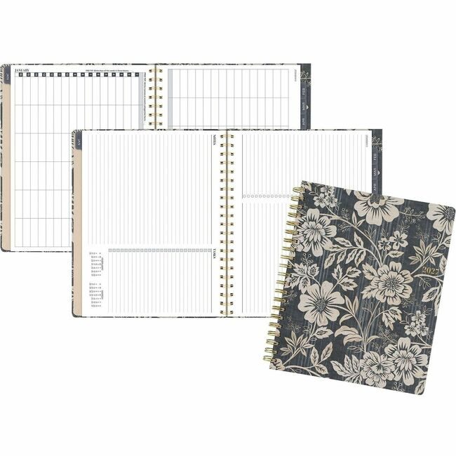 ACCO Brands AT-A-GLANCE Planner Mth Large Denim Bloom AAG1850902