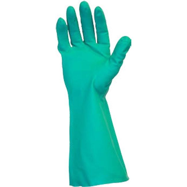 Hospeco Brands Group Safety Zone Glove Natural Green Flck Lnd M SZNGNGFMD15C