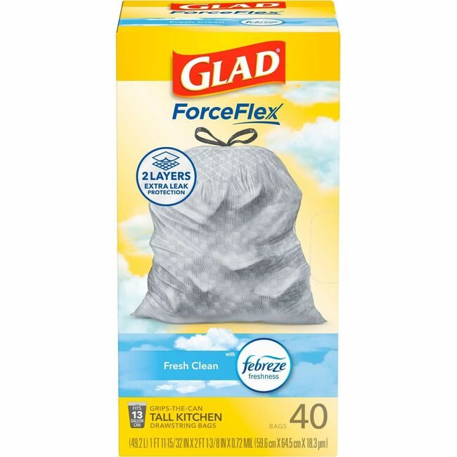 CloroxPro / Clorox The Clorox Company CloroxPro / Bag Trash Kitchn 13GAL 40 Count CLO78361