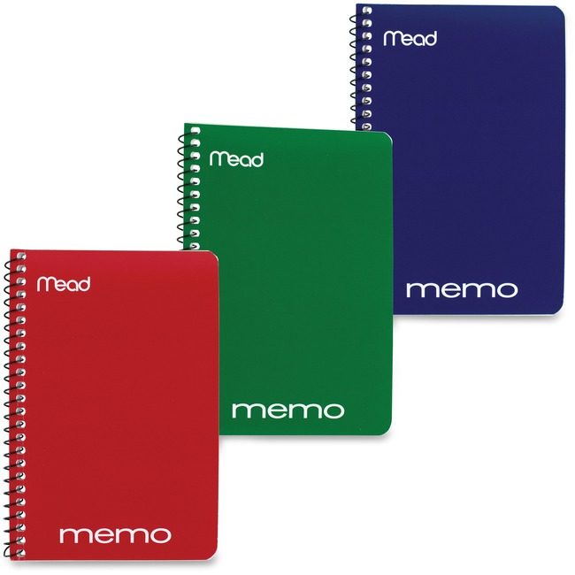 ACCO Brands Mead / Five Star Book Memo Side 4X6 Assorted MEA45644