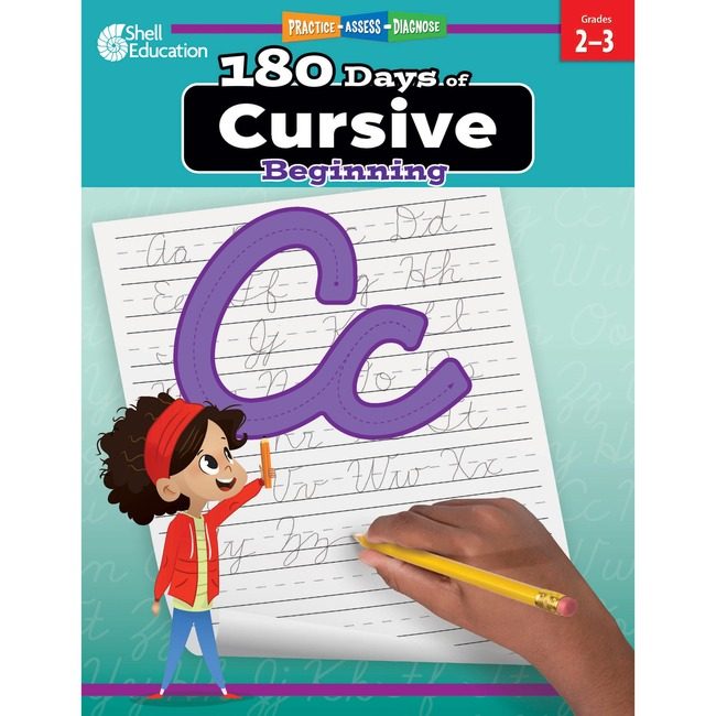 Teacher Created Materials / Shell Education Book 180 DAY Cursive GR2-3 SHL130195