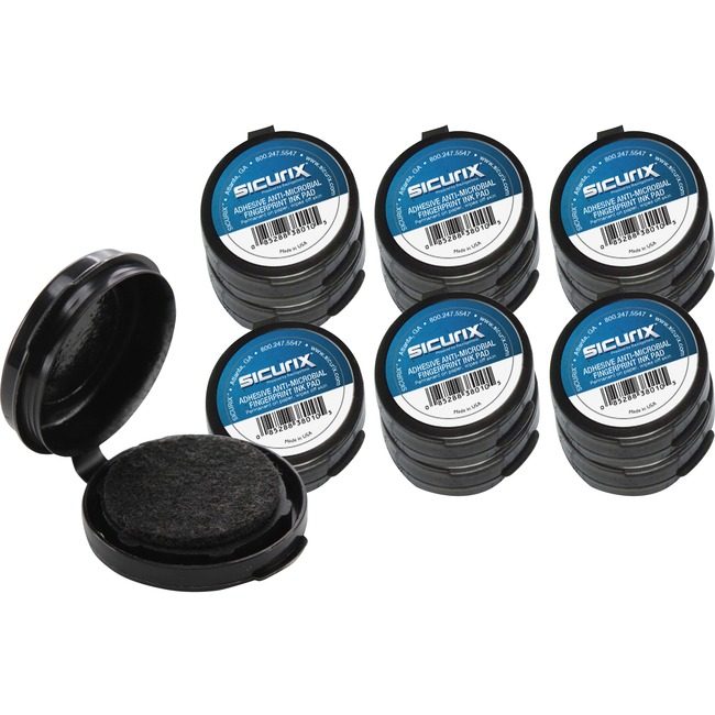 Baumgartens Pad Ink Fingerprint Black BAU38010CT