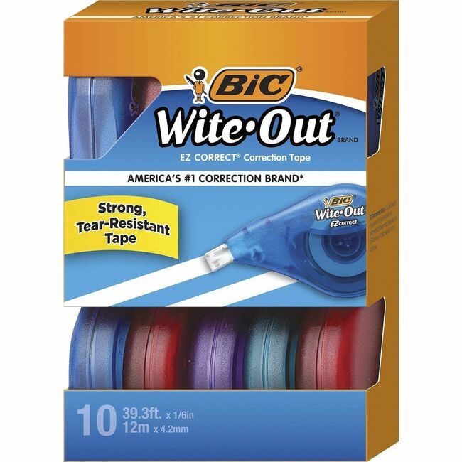 BIC Corporation Tape Correction 10PC BICWOTAP10