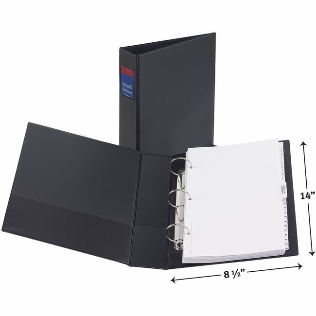 Avery Products Corporation Binder Legal 3-RING 2" Black AVE06401