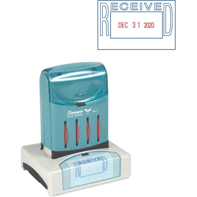 Shachihata / Xstamper Stamp Versadater Recvd Rdbe XST66211