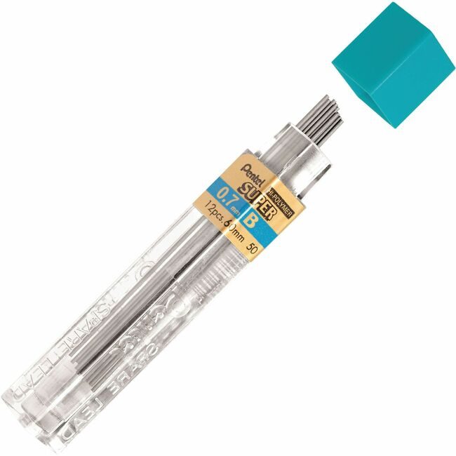 Pentel of America Refill Lead 0.7MM B/Black PEN50-B