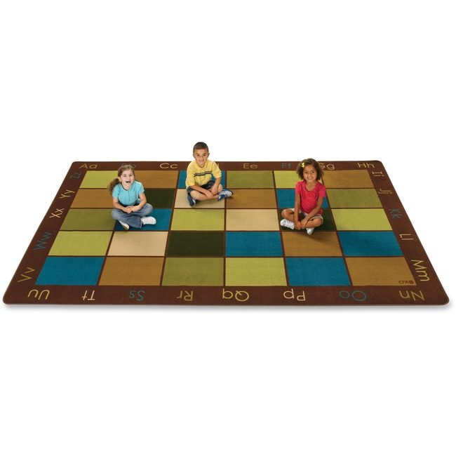 Carpets for Kids Rug Seatng Nats Colors 6X9 CPT18116