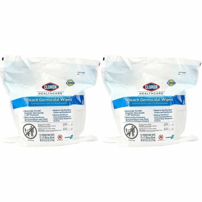 CloroxPro / Clorox The Clorox Company CloroxPro / Wipe Germicdl Refill 110 Count CLO30359CT