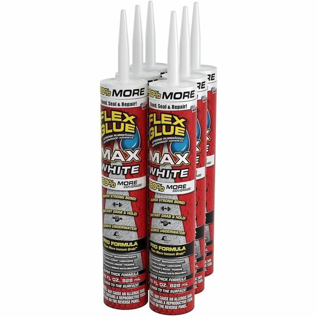 Swift Response, LLC Flex Seal Glue Max 28OZ White FLXGFSMAXWHT28