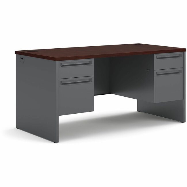 The HON Company Desk Dbl Ped 60" MY/CCL HON38155NS