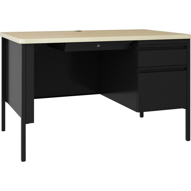 Lorell Desk Rh Ped 48X30 Bkmp LLR66907
