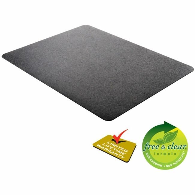 Deflecto Chairmat Suprmat 45X53 Black DEFCM14242BLK