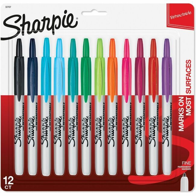 Sharpie / Expo / Prismacolor / Sanford Newell Brands / Sanford Sharpie / Expo / Prismacolor / Marker Rt Fine 12 Pack SAN32707
