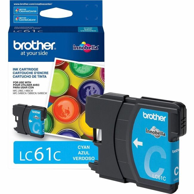Brother International Cartridge Ink Cyn BRTLC61C
