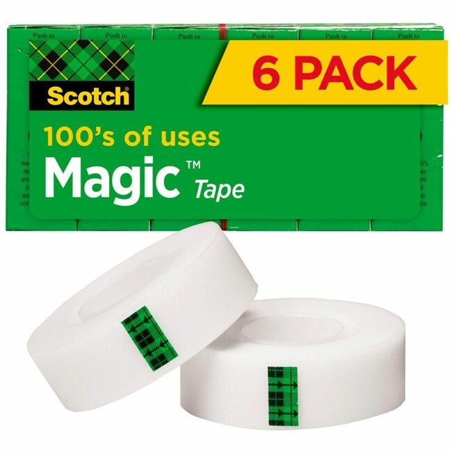3M Company Tape Roll Inv 3/4X1296" 6 Pack MMM810-6PK