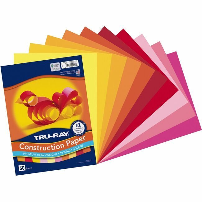 Pacon Corporation Paper Const 9X12 Warm 50SH PAC102947