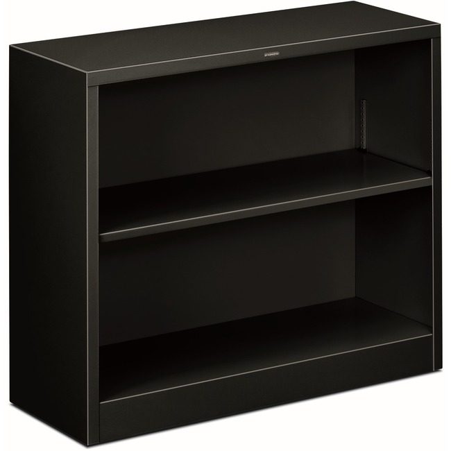 The HON Company Bookcase 2SHLF Mtl 29"H Black HONS30ABCP