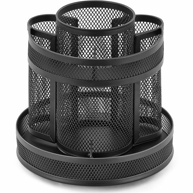 Lorell Organizer Mesh Rotary Black LLR84137CT