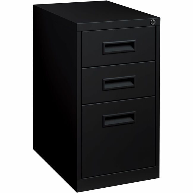 Lorell Pedestal Mbl B/B/F Black 22"W LLR67737