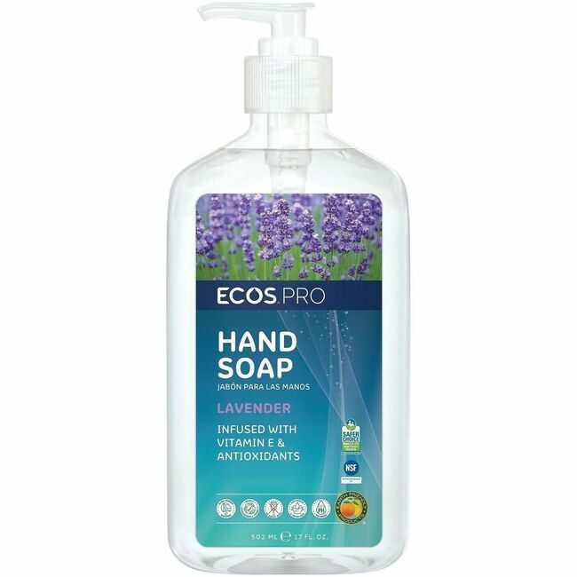 Earth Friendly Products ECOS PRO Handsoap Lavender 17OZ EOPPL9665/6