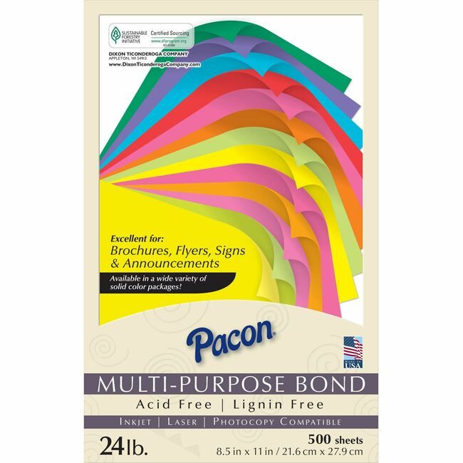 Pacon Corporation Paper Mlti-Purpose Green 500SH PAC102057