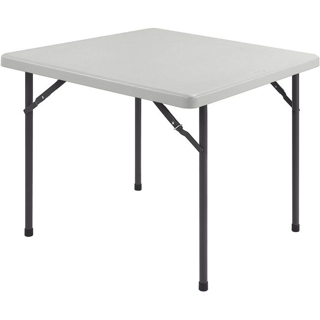 Lorell Table Blwmld 36" Square.Gy LLR60328