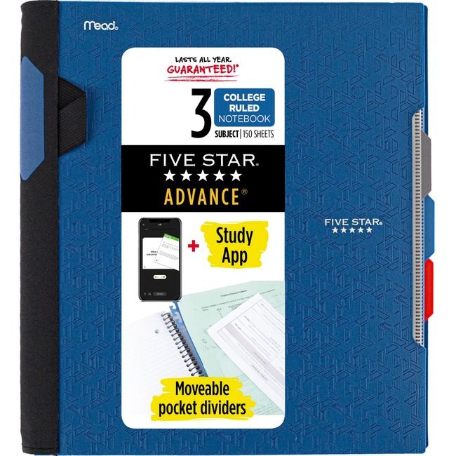 ACCO Brands Mead / Five Star Notebook 5STAR Advance 3SUB MEA06324