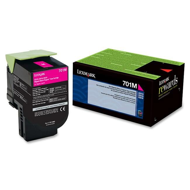 Lexmark International Crtdg Tnr Rtn P Magnta 701M LEX70C10M0